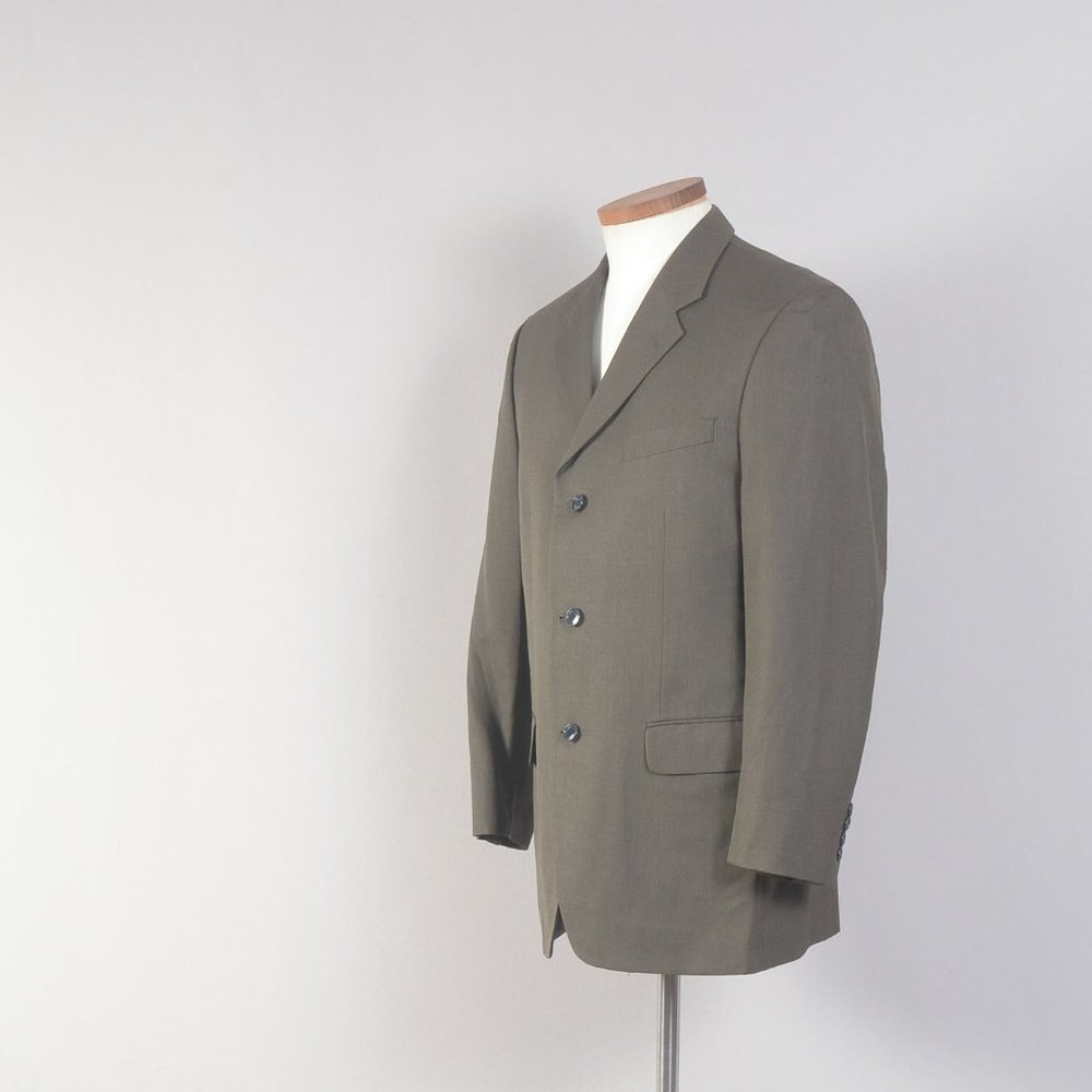 Albert Nipon Collection Lord & Taylor Men's Coat Blazer 40R Green
